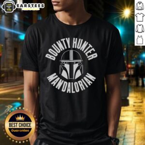 Awesome The Mandalorian Bounty Hunter T-Shirt featuring iconic Star Wars graphics and a comfortable fit for fans.