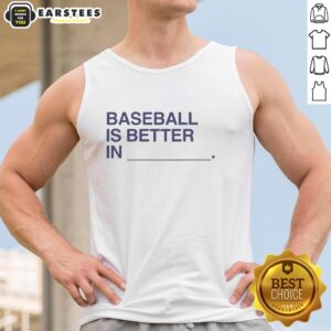 Person enjoying baseball in a stylish tank top, showcasing the fun of summer sports in casual attire.