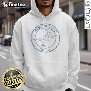 Stylish Awesome New England Gulls hoodie featuring a bold logo, perfect for fans and casual wear.