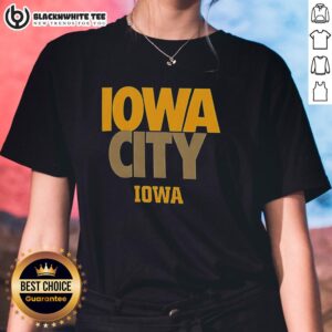 Nice Iowa City Iowa Hawkeyes ladies tee featuring team colors and logo, perfect for fans and casual wear.