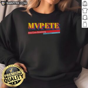 Hot MVPete Pete Crow Armstrong centerfield retro baseball sweatshirt featuring vibrant graphics and a stylish design.