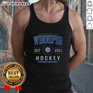 Hot Winnipeg Jets Hockey Legacy Crest Tank Top featuring team logo, perfect for fans and summer sportswear.