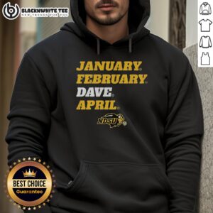Nice North Dakota State Bison hoodie by Dave April, perfect for winter wear in January and February.