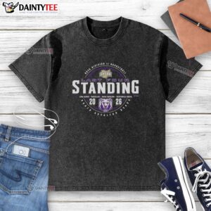 Alt Text: Hot 3north Royalton Bears 2026 OHSAA Boys Basketball Division 2 Last Four Standing washed t-shirt design.