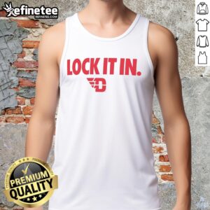 Hot Dayton Flyers 2026 Lock It In Tank Top featuring vibrant team colors and stylish design for fans.