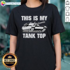 Military ladies tee featuring a stylish tank top design, perfect for casual wear and showcasing a unique fashion statement.