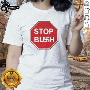 Original Diego Maradona Stop Bush logo ladies tee showcasing a vibrant design celebrating the iconic football legend.