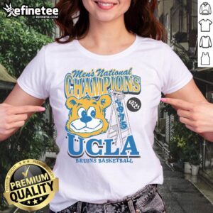 Hot UCLA Bruins Past Champs Tourney Win Ladies Tee showcasing team pride and style for female fans of UCLA athletics.