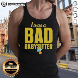 Good I Was A Bad Babysitter Agatha Weiss tank top design featuring playful graphics and bold text for trendy casual wear.