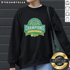 Top Siena Saints 2026 MAAC Hoops Men's Basketball Tournament Champions T-Shirt - Image 5