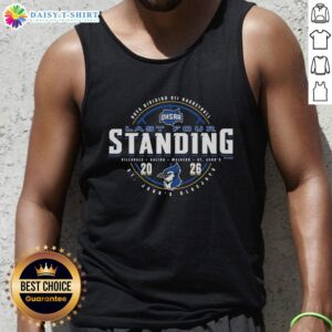 2026 OHSAA Boys Basketball Division 7 Last Four Standing tank top featuring Awesome St. Johns Bluejays design.