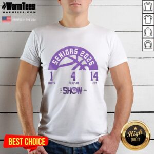 Premium Seniors 2026 LSU Women's Basketball T-Shirt featuring team colors and logo, perfect for fans and supporters.