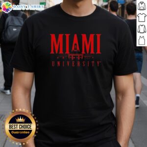 Premium Miami University Bell Tower T-Shirt featuring a stylish design and vibrant colors for proud Miami fans.
