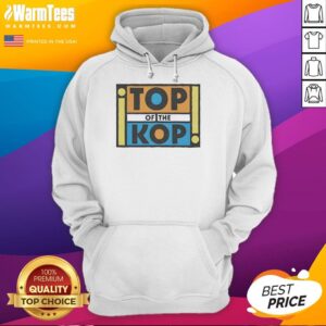 Hot Top of the Kop Hoodie featuring vibrant design and cozy fit, perfect for Liverpool FC fans to show team spirit.