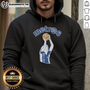 Cozy Top Washington Metros hoodie displayed on a rustic wooden background, perfect for city fans and casual wear.