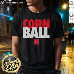 Good Corn Ball 2026 Nebraska Cornhuskers Basketball T-Shirt featuring vibrant graphics and team colors for fans.