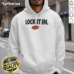 Good Oklahoma State Cowboys 2026 Lock It In Hoodie featuring bold team colors and logo, perfect for fans.