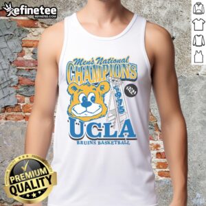 Hot UCLA Bruins Past Champs Tourney Win Tank Top showcasing team spirit and style for fans and supporters.