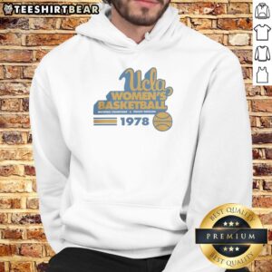 Alt Text: Premium UCLA Bruins Women's Basketball 1978 Hoodie featuring a vintage design and team colors, perfect for fans.