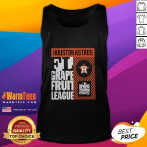 Premium Houston Astros Grapefruit League Spring Training 2026 tank top featuring team logo and vibrant colors.