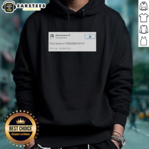 Good Zara Larsson Chris Brown Is Trash Hoodie featuring bold graphics and a stylish design, perfect for casual wear.