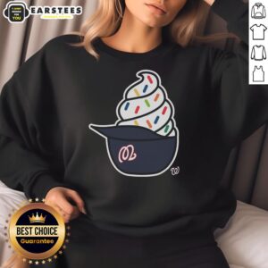 Cozy Nice Washington Nationals ice cream sweatshirt in vibrant colors, perfect for fans and chilly days.