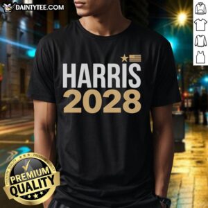 Nice Kamala Harris 2028 T-Shirt featuring a bold design, perfect for supporters of her presidential campaign.