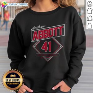 Nice Andrew Abbott Classic Diamond Sweatshirt featuring a stylish diamond pattern in a comfortable fit for casual wear.