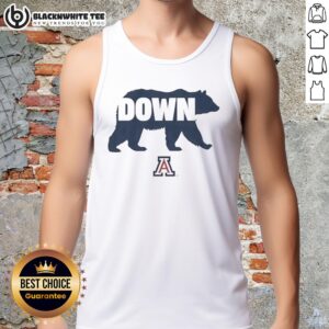 Hot Arizona Wildcats NCAA Bear Down symbol tank top in vibrant colors, perfect for game day and casual wear.
