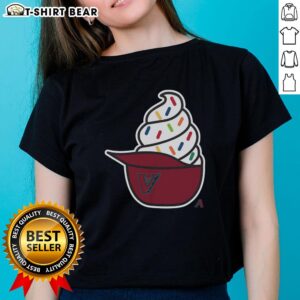 Top Arizona Diamondbacks Ice Cream Ladies Tee featuring a stylish design perfect for fans and summer wear.