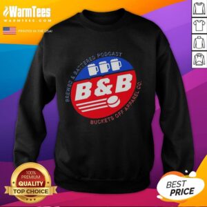 Awesome Brewsd and Battered Podcast sweatshirt showcasing stylish design and comfortable fit for fans and enthusiasts.