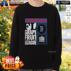 Good Boston Red Sox Grapefruit League Spring Training 2026 sweatshirt featuring team logo and vibrant colors.