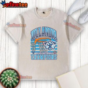 Hot Villanova Wildcats Past Champs Tourney Win washed t-shirt, showcasing pride for the basketball team's victory.
