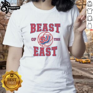 Vintage ladies tee featuring Original St. Johns Basketball Beast of the East design, perfect for fans and collectors.