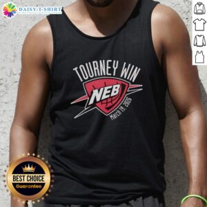 Hot Tourney Win Neb March 19, 2025 logo tank top featuring vibrant colors and bold design for fans.