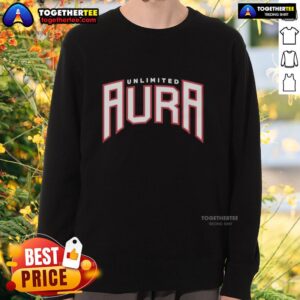 Alt Text: Good Unlimited Aura Team Dominican Republic sweatshirt featuring vibrant colors and stylish design for casual wear.