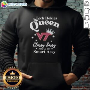 Classy and sassy Virginia Tech Hokies football hoodie with a smart-assy design for fans and stylish supporters.