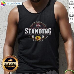 Top Kalida Wildcats 2026 OHSAA Boys Basketball Division 7 Last Four Standing tank top featuring team colors and logo.