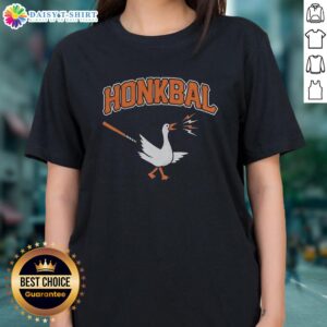 Awesome honkbal goose baseball Netherlands Dutch ladies tee featuring a vibrant design and playful graphics.