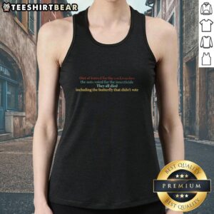 Hot Out Of Hatred For The Cockroaches tank top featuring ants voting for insecticide, showcasing unique insect-themed fashion.