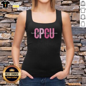 Top CPCU Cardiac Progressive Care Unit Nurse Tank Top featuring a stylish design for healthcare professionals.