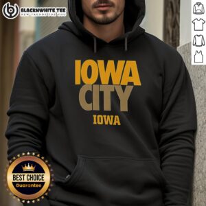 Alt Text: Stylish Nice Iowa City Iowa Hawkeyes hoodie featuring team colors and logo, perfect for game day or casual wear.