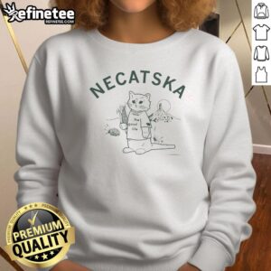 Stylish Awesome Necatska Sweatshirt featuring a vibrant design, perfect for casual wear and staying cozy.