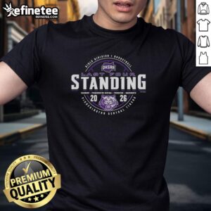 Premium Pickerington Central Tigers 2026 OHSAA Girls Basketball Division 1 Last Four Standing T-Shirt design.