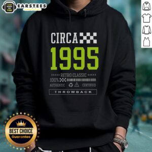 Good Circa 1995 Retro Classic Hoodie featuring vintage design and vibrant colors, perfect for nostalgic fashion lovers.