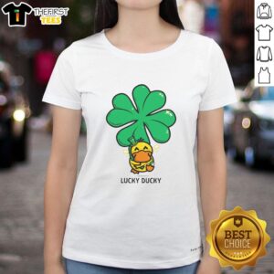 Original Lucky Ducky Ladies Tee featuring a playful duck design, perfect for casual outings and fun summer days.