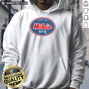 Hot Mikes Song Since 1985 Hoodie featuring vibrant design and cozy fit, perfect for music lovers and casual wear.