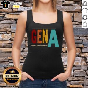 Premium Gena Gen Bruh Wada Rizzler Tank Top in vibrant colors, perfect for stylish summer outfits and casual wear.