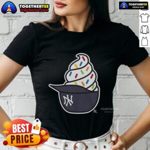 Original New York Yankees Ice Cream Ladies Tee featuring a stylish design and vibrant colors for fans.