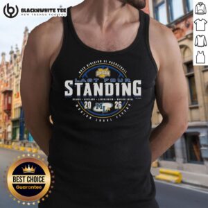 Alt Text: Original Marion Local Flyers 2026 OHSAA Boys Basketball Division 6 Last Four Standing tank top design.